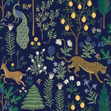 Blue Menagerie Peel and Stick Wallpaper