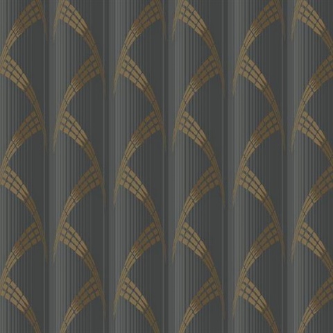 Blue Modern Art Deco Metropolis