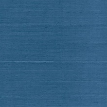 Blue Natural Grasscloth Wallpaper