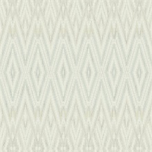 Blue &amp; Neutral Diamond Marquise Wallpaper