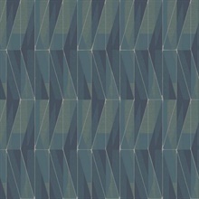 Blue On An Angle Geometric Wallpaper
