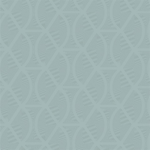 Blue Opposites Attract Glitter Texture Braid Trellis Wallpaper