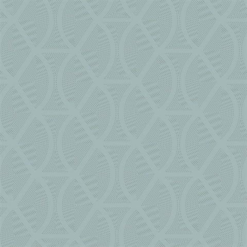 Blue Opposites Attract Glitter Texture Braid Trellis Wallpaper