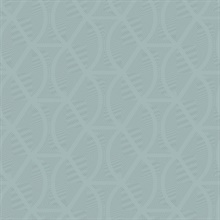 Blue Opposites Attract Glitter Texture Braid Trellis Wallpaper