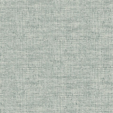 Blue Papyrus Weave Peel and Stick Wallpaper