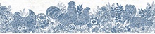 Parton Blue Chicken Border