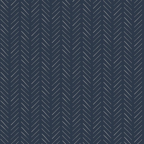 Blue Pick-Up Sticks Peel and Stick Wallpaper