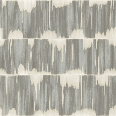 Blue Serendipity Coastal Wide Stripe Wallpaper