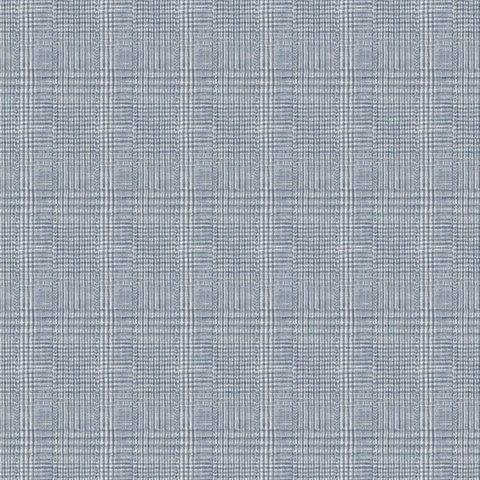 Blue Shirting Plaid Wallpaper