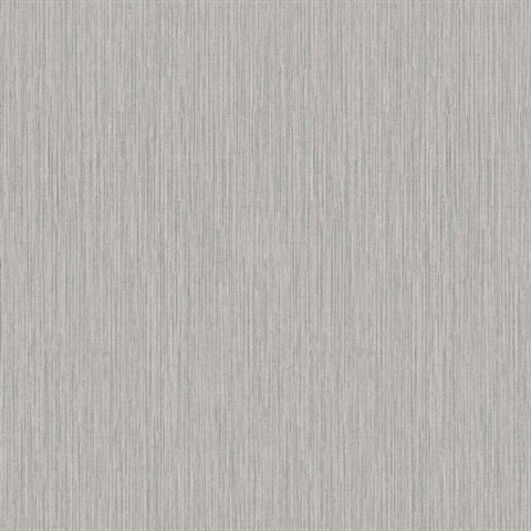 Blue Silver Lined Stria Wallpaper