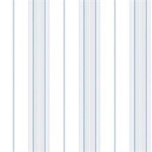 Blue Slim Stripe Wallpaper