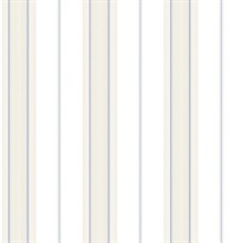 Blue Slim Stripe Wallpaper
