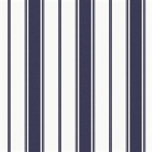 Blue Smart 3 Stripes Heritage Stripe Wallpaper