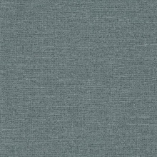 Blue Stratum Textured Linen Wallpaper