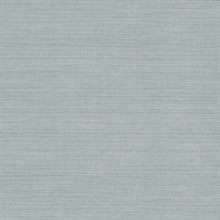 Blue Tasar Silk Metallic Textured Blend Wallpaper