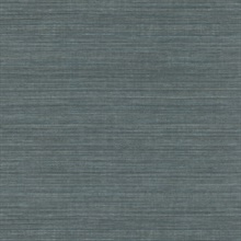 Blue Tasar Silk Metallic Textured Blend Wallpaper