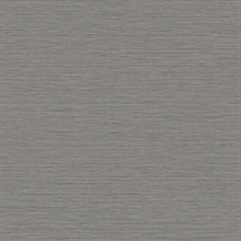 Blue Taupe Horizontal Stria Patterned Wallpaper