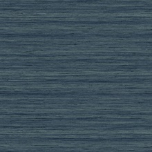 Blue Textured Horizontal Silk Wallpaper