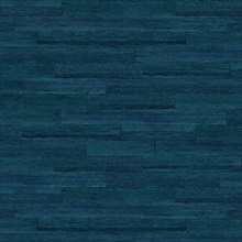 Blue Textured Weathered Planks Wallpaper