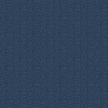 Blue Textured Yarn Faux Wallpaper