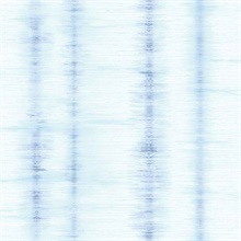 Blue Tie-Dye Stripe Wallpaper