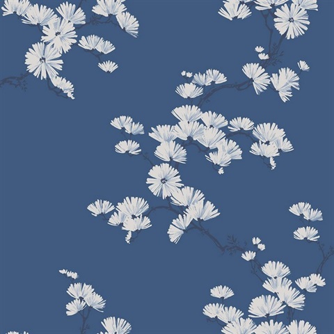 NuWallpaper Chinoiserie Signature Scalamandre 313sq Ft Blue  Selfadhesive Peel and Stick Wallpaper SCS3846  RONA