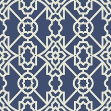 Blue & White Commercial Alex Wallpaper