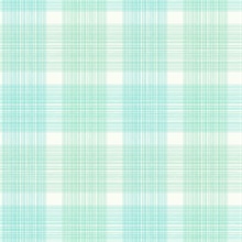 Blue, White & Green Commercial Plaid Wallpaper