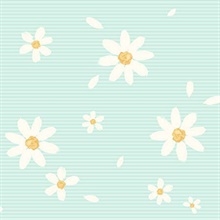 Blue & Yellow He Loves Me Wallpaper