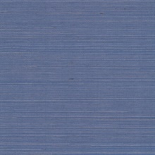 Maguey Natural Sisal Grasscloth Bluebell Wallpaper