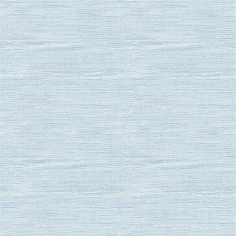 Bluestem Blue Faux Grasscloth Wallpaper