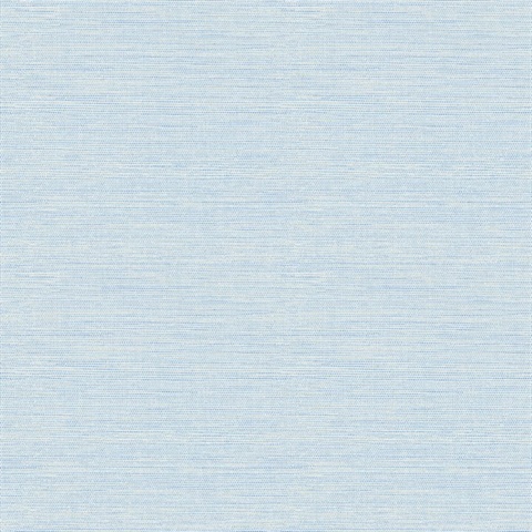 Bluestem Blue Faux Grasscloth Wallpaper