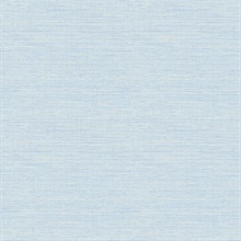 Bluestem Blue Faux Grasscloth Wallpaper