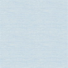 Bluestem Blue Faux Grasscloth Wallpaper