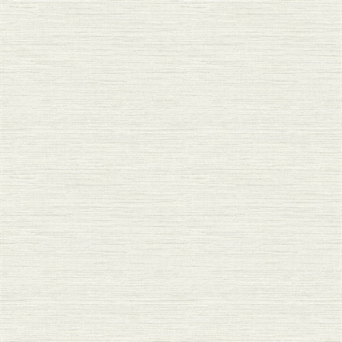 Bluestem White Faux Grasscloth Wallpaper