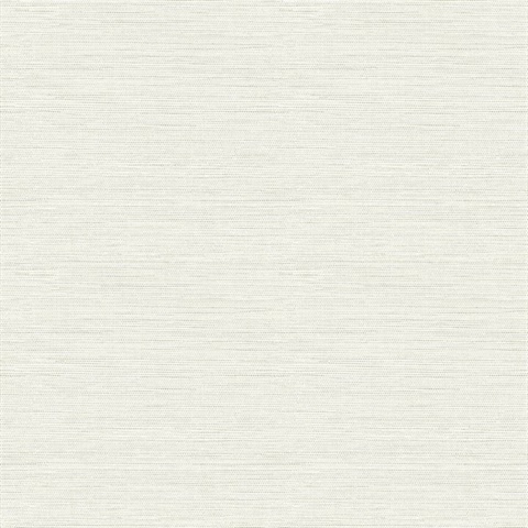 Bluestem White Faux Grasscloth Wallpaper