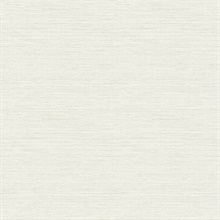 Bluestem White Faux Grasscloth Wallpaper