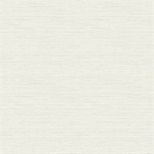 Bluestem White Faux Grasscloth Wallpaper