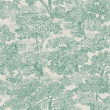 Blyth Teal Toile Wallpaper