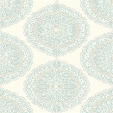 Bolinas Aquamarine Medallion