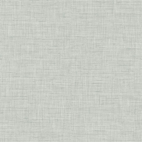 Bolivar Mint Canvas Weave Wallpaper