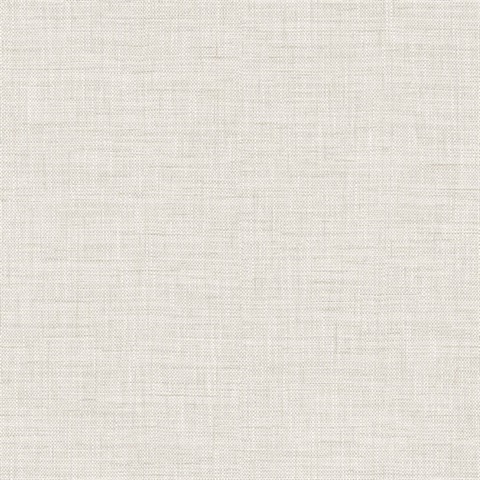 Bolivar Off White Canvas Weave Wallpaper