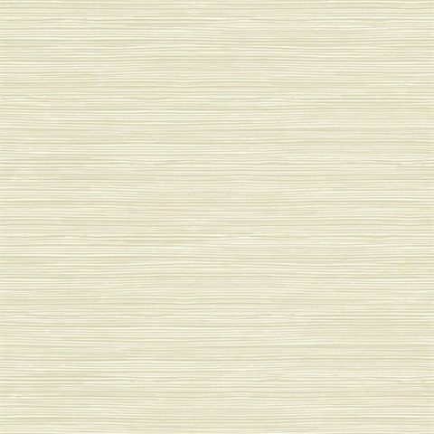 Bondi Cream Grasscloth Textured Wallpaper