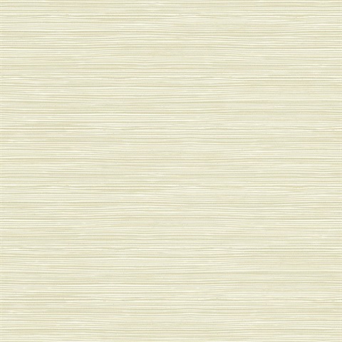 Bondi Cream Grasscloth Textured Wallpaper