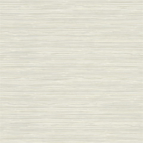 Bondi Off-White Grasscloth Textured Wallpaper