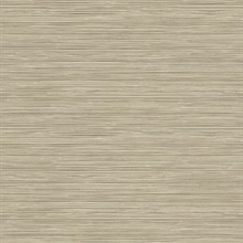 Bondi Taupe Grasscloth Textured Wallpaper