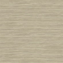 Bondi Taupe Grasscloth Textured Wallpaper