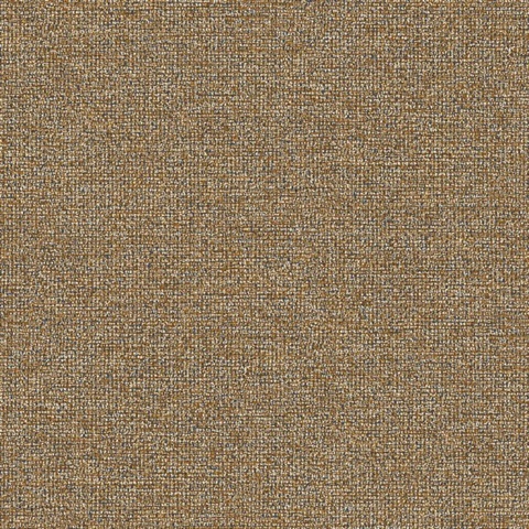 Bossanova Linen Texture Brown Wallpaper