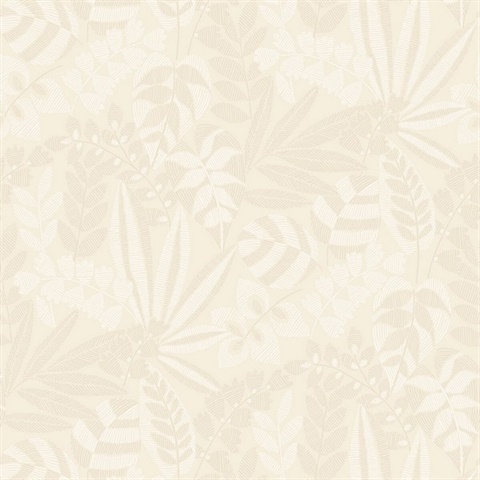 Botanica Cream Wallpaper