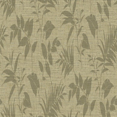 Botanical Grasscloth 54 Sandalwood Commercial Wallpaper